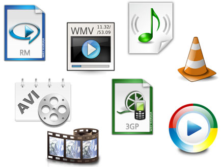 Media video icon example