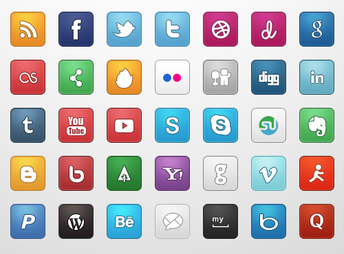 social_icon_set