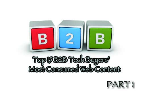 top 15 B2b tech buyers most consumed web content