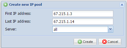 Create IP Pool