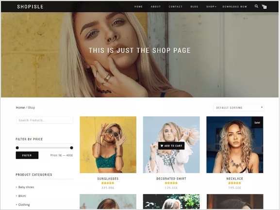 WordPress Themes: Shop Isle