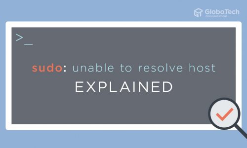 Sudo: unable to resolve host explained.
